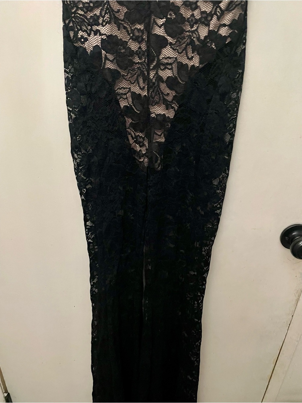 Dolls Kill Current Mood Black lace jumpsuit size medium new with tags - Picture 4 of 6